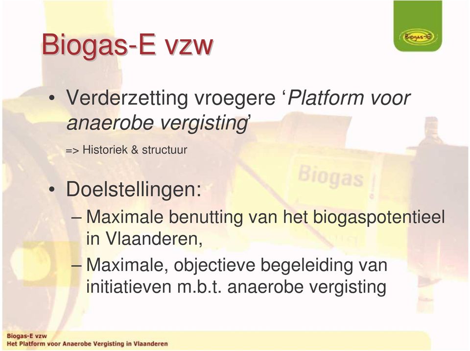 benutting van het biogaspotentieel in Vlaanderen, Maximale,