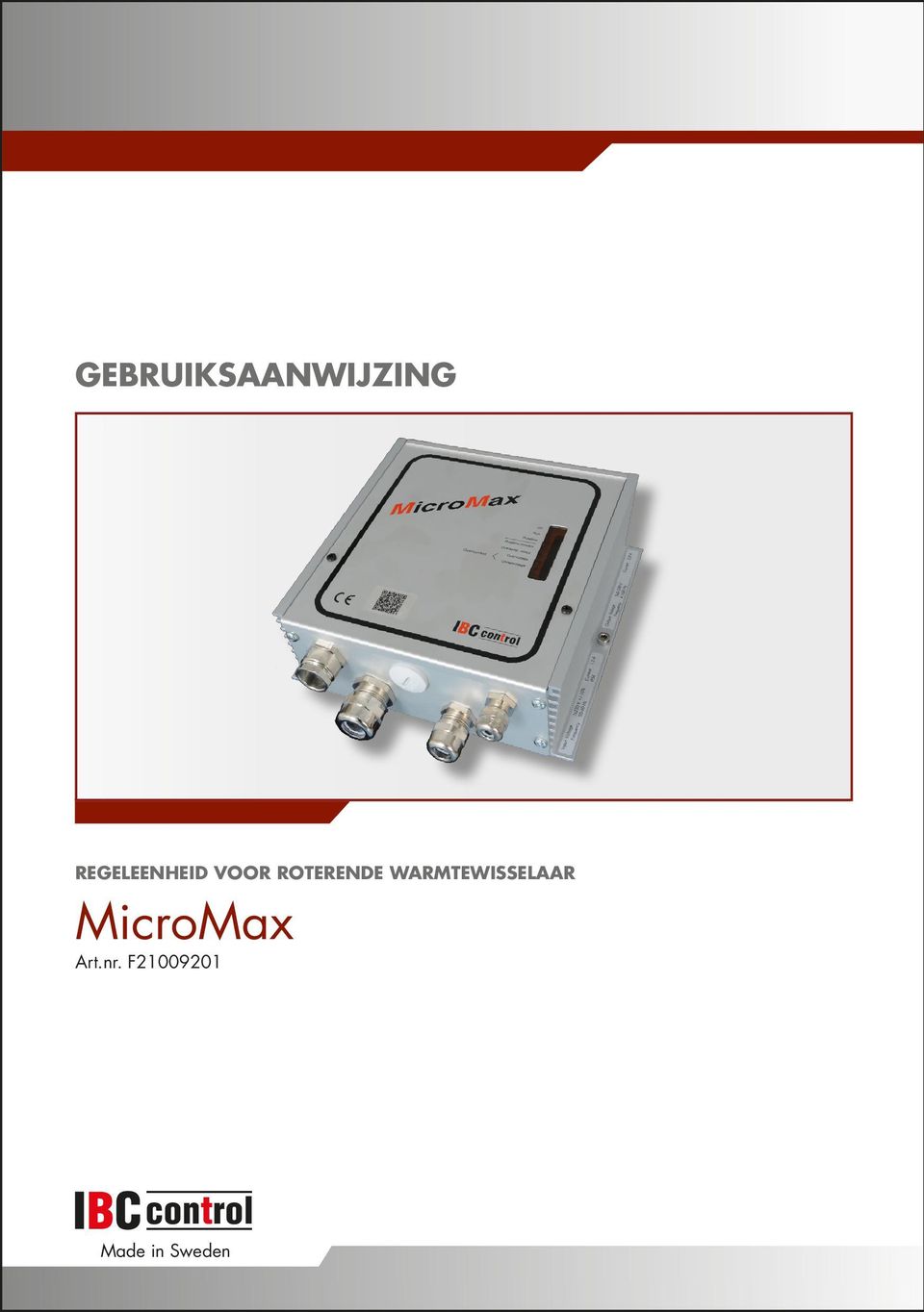 WARMTEWISSELAAR MicroMax Art.