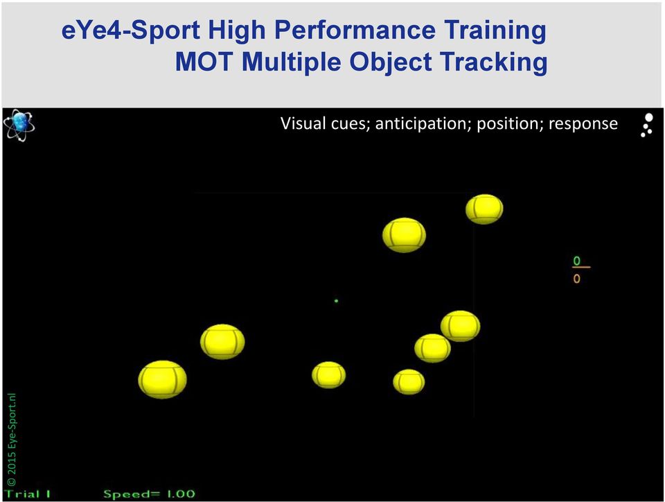 The increase in visual performance occurred in a step wise fashion meaning the more the athlete trained, the better their performance.