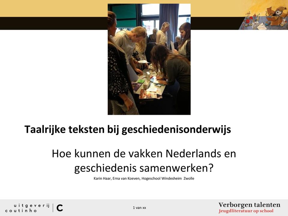 Nederlands en geschiedenis samenwerken?