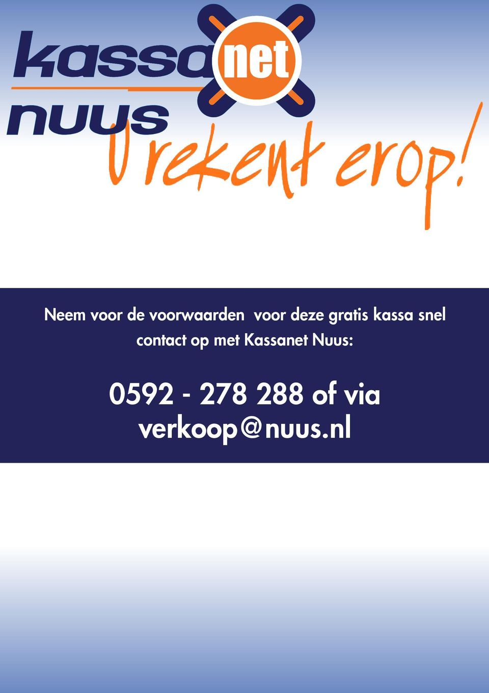 contact op met Kassanet Nuus: