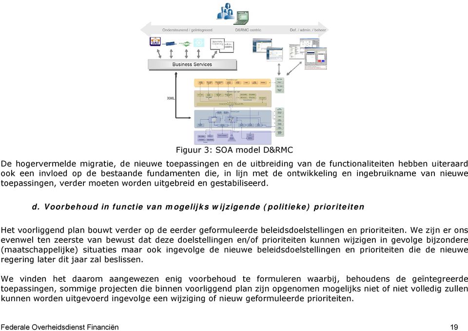 Voorbehoud in functie van mogelijks wijzigende (politieke) prioriteiten Het voorliggend plan bouwt verder op de eerder geformuleerde beleidsdoelstellingen en prioriteiten.