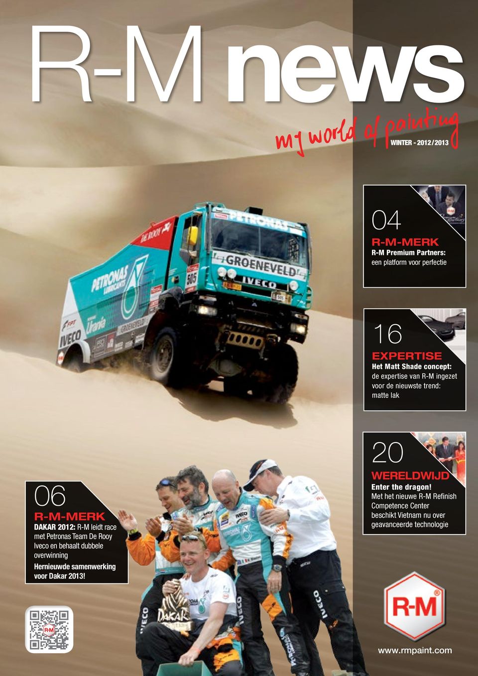 Petronas Team De Rooy Iveco en behaalt dubbele overwinning Hernieuwde samenwerking voor Dakar 2013!