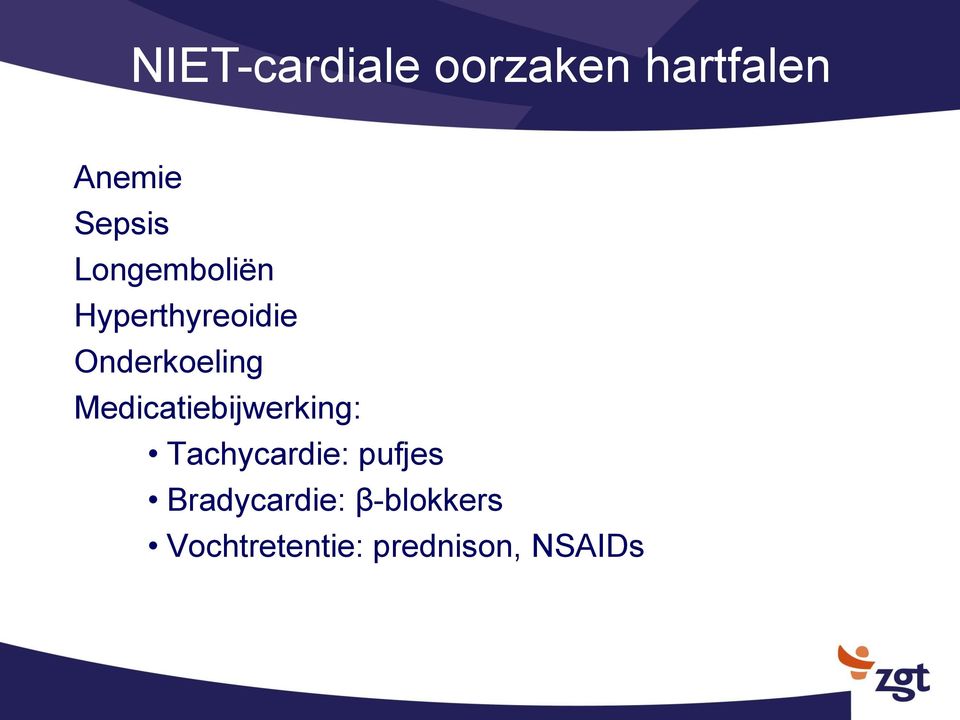 Medicatiebijwerking: Tachycardie: pufjes