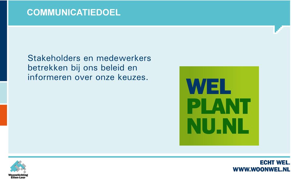 medewerkers betrekken bij