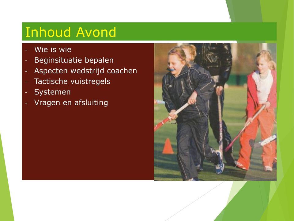 wedstrijd coachen - Tactische