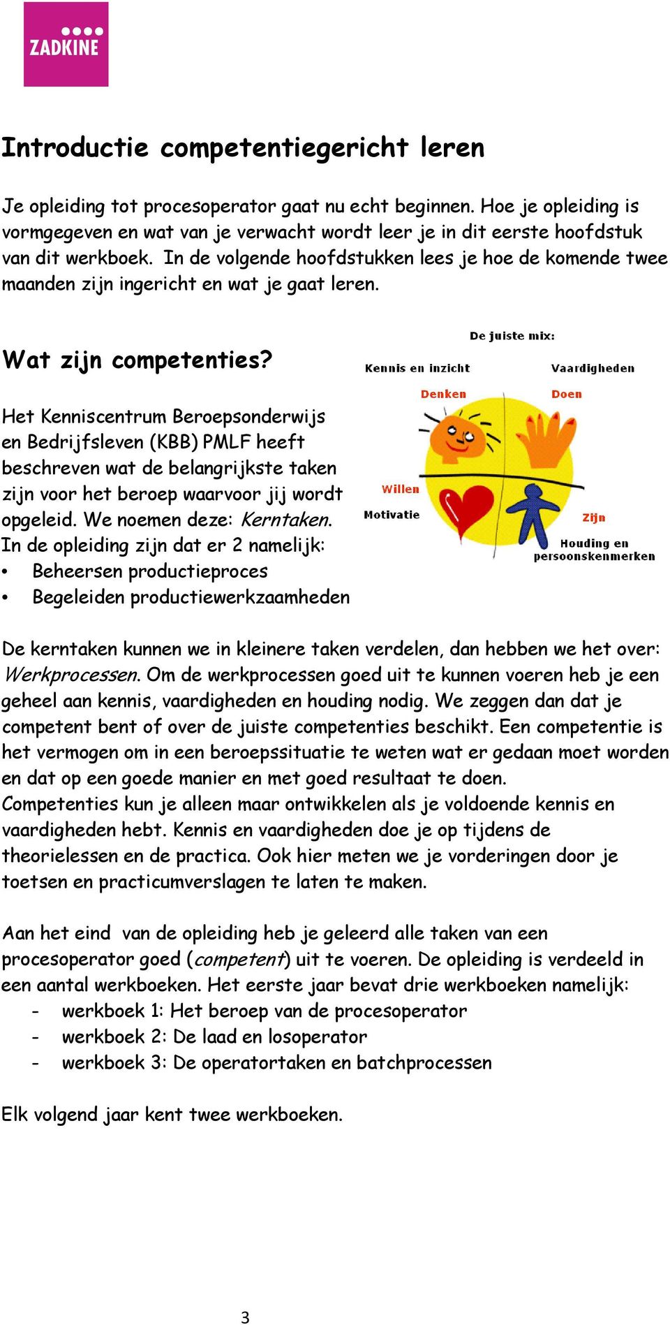 In de volgende hoofdstukken lees je hoe de komende twee maanden zijn ingericht en wat je gaat leren. Wat zijn competenties?