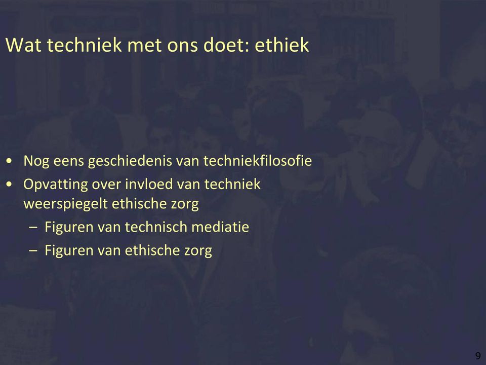 invloed van techniek weerspiegelt ethische zorg