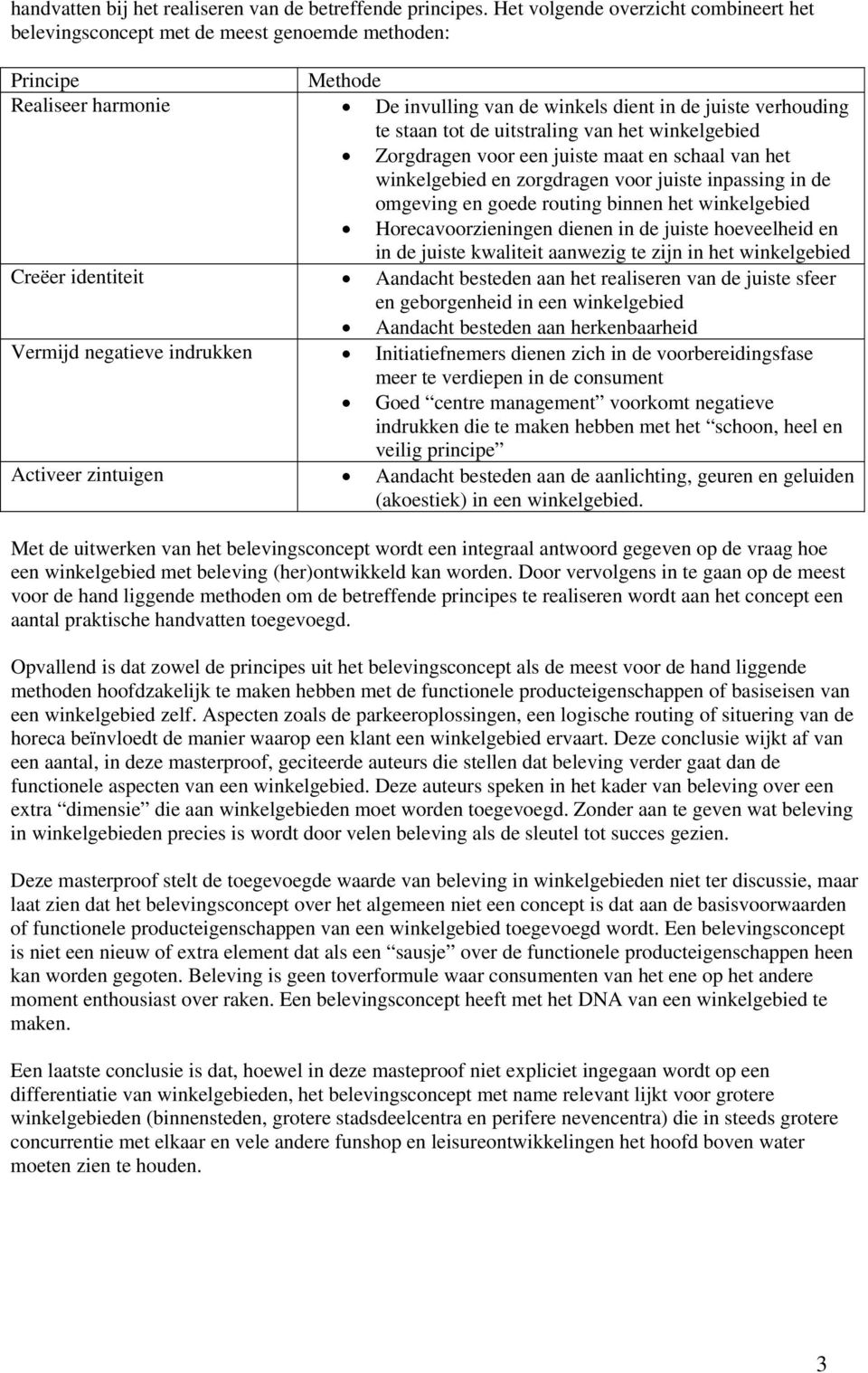 uitstraling van het winkelgebied Zorgdragen voor een juiste maat en schaal van het winkelgebied en zorgdragen voor juiste inpassing in de omgeving en goede routing binnen het winkelgebied