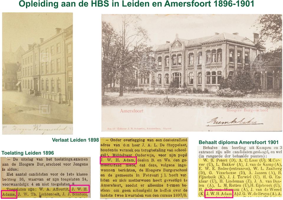 Leiden 1898 Toelating Leiden