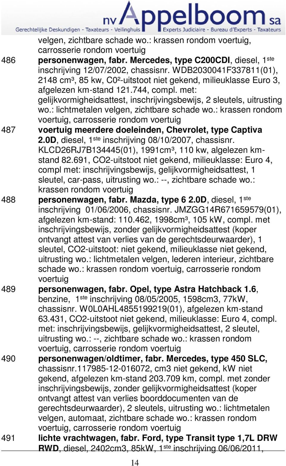 : lichtmetalen velgen, zichtbare schade wo.: krassen rondom voertuig, carrosserie rondom voertuig 487 voertuig meerdere doeleinden, Chevrolet, type Captiva 2.