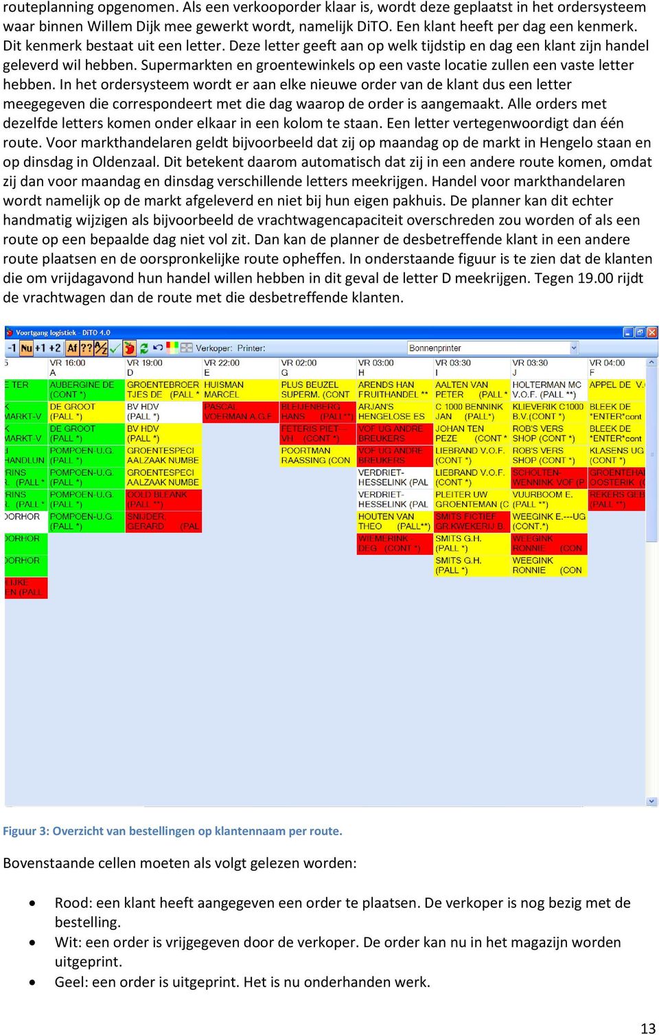 Supermarkten en groentewinkels op een vaste locatie zullen een vaste letter hebben.