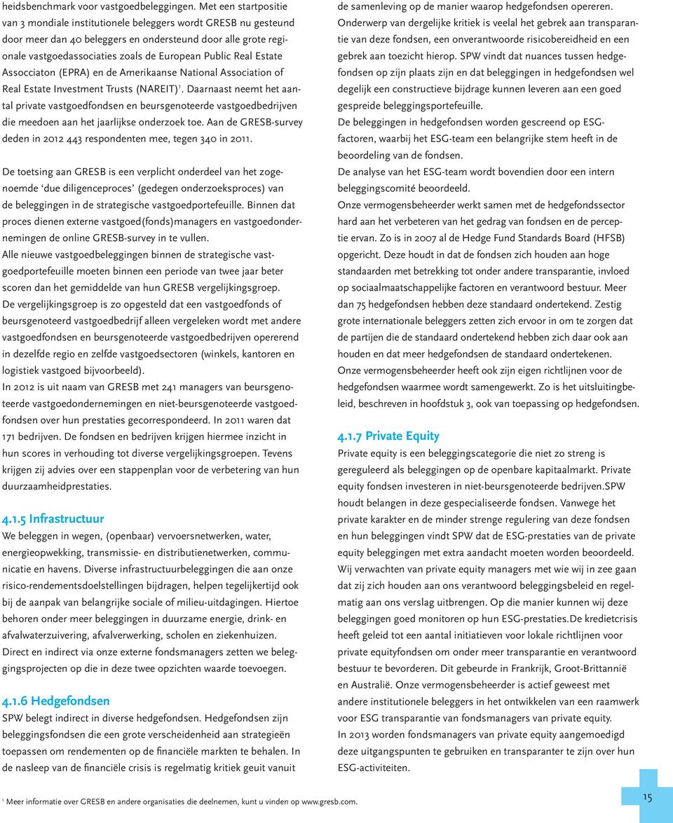 Real Estate Assocciaton (EPRA) en de Amerikaanse National Association of Real Estate Investment Trusts (NAREIT) 1.