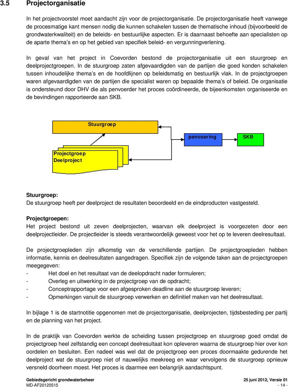 Er is daarnaast behoefte aan specialisten op de aparte thema s en op het gebied van specifiek beleid- en vergunningverlening.