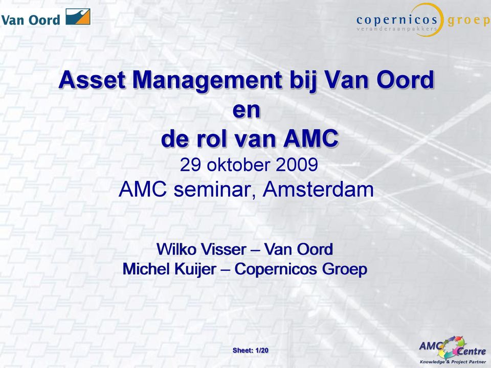 seminar, Amsterdam Wilko Visser Van