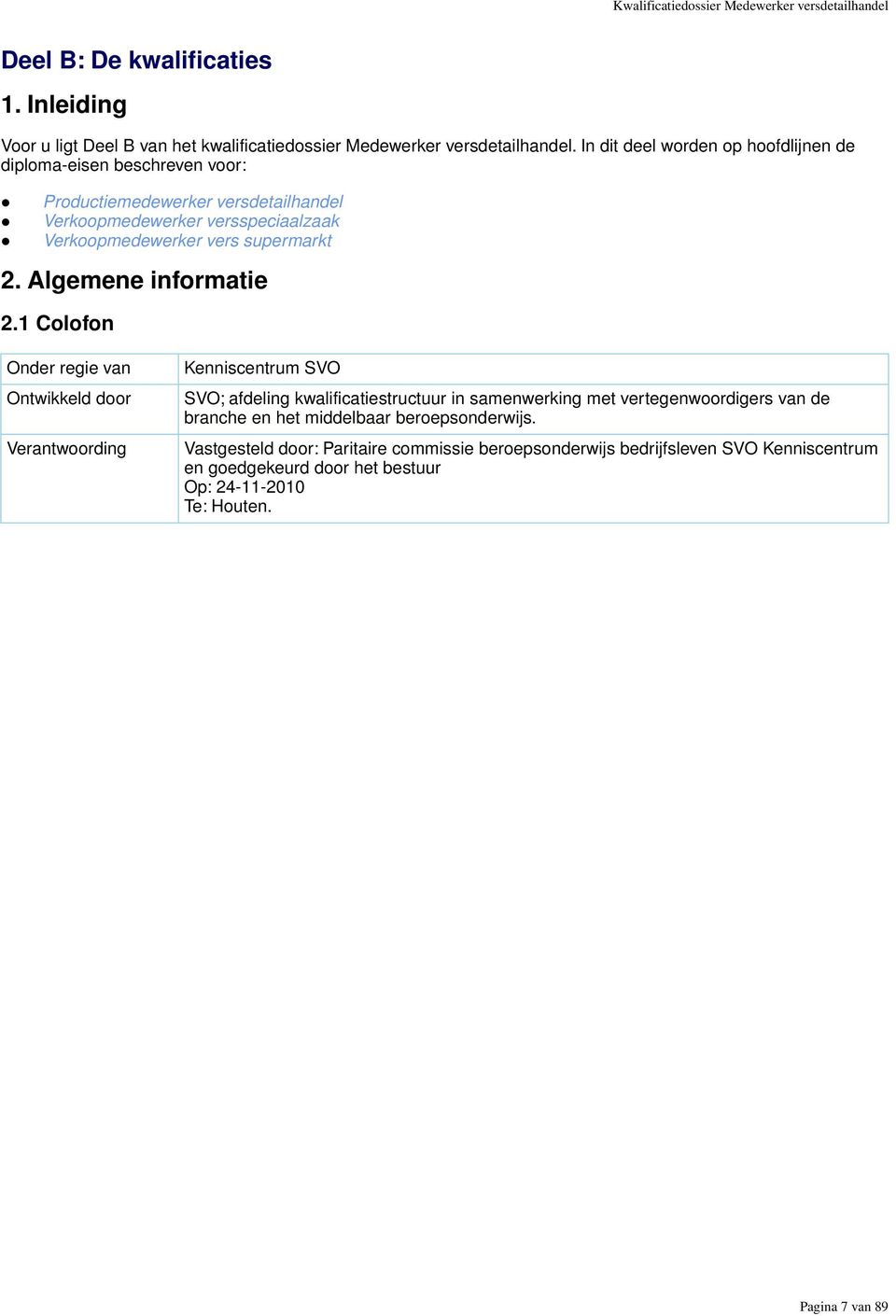 Algemene informatie 2.