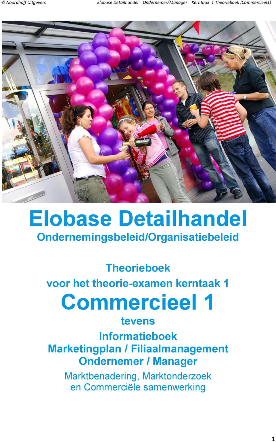 tevens Informatieboek Marketingplan / Filiaalmanagement