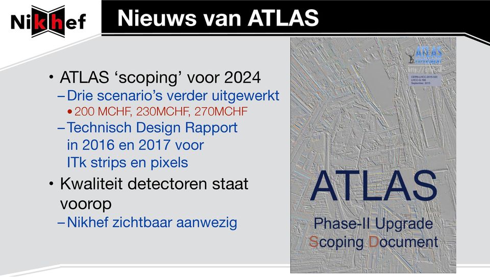 Design Rapport in 2016 en 2017 voor ITk strips en pixels