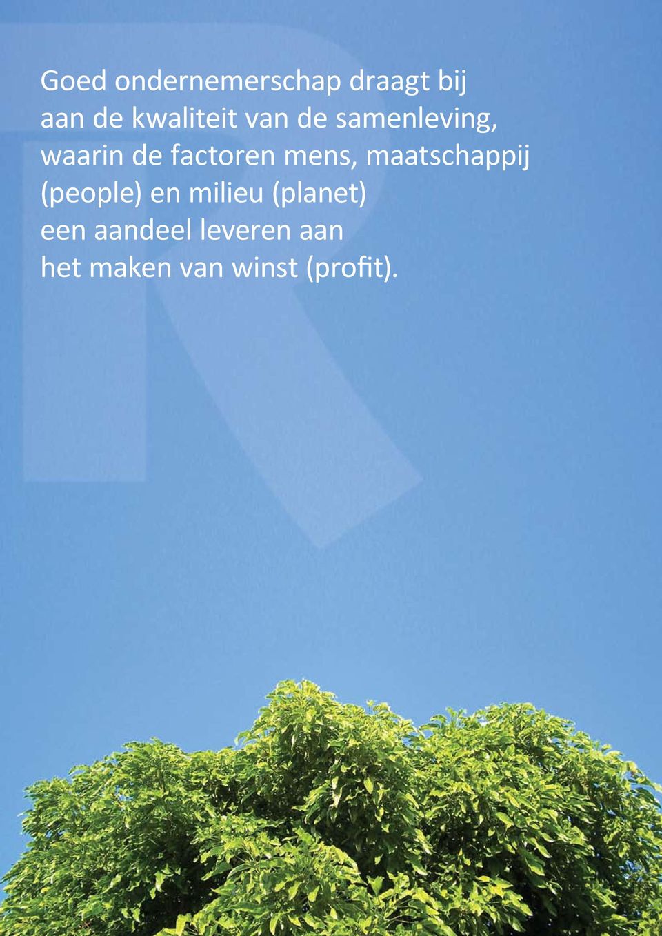 factoren mens, maatschappij (people) en milieu