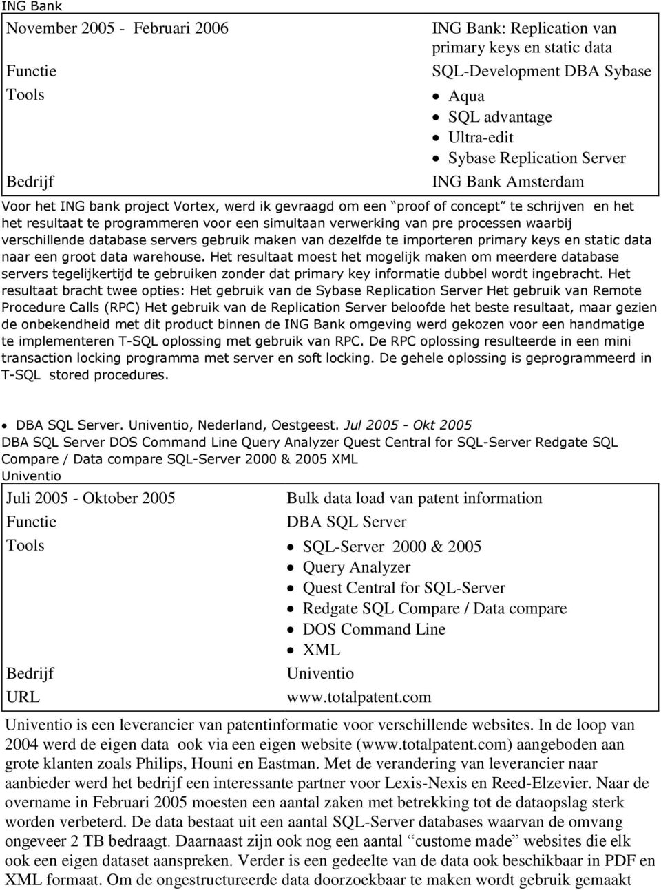 database servers gebruik maken van dezelfde te importeren primary keys en static data naar een groot data warehouse.