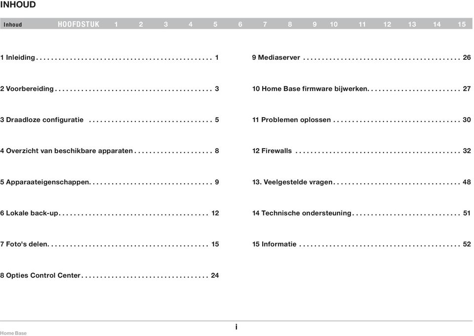 .. 30 4 Overzicht van beschikbare apparaten... 8 12 Firewalls... 32 5 Apparaateigenschappen.... 9 13.