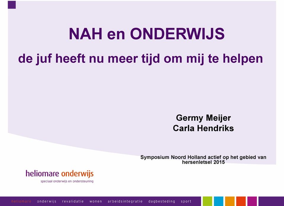 Carla Hendriks Symposium Noord Holland