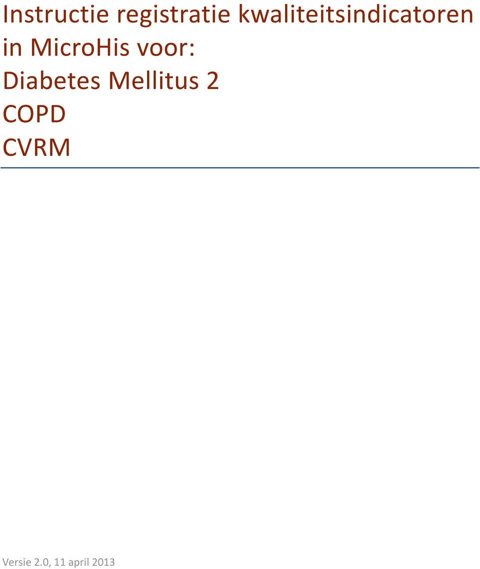 MicroHis voor: Diabetes
