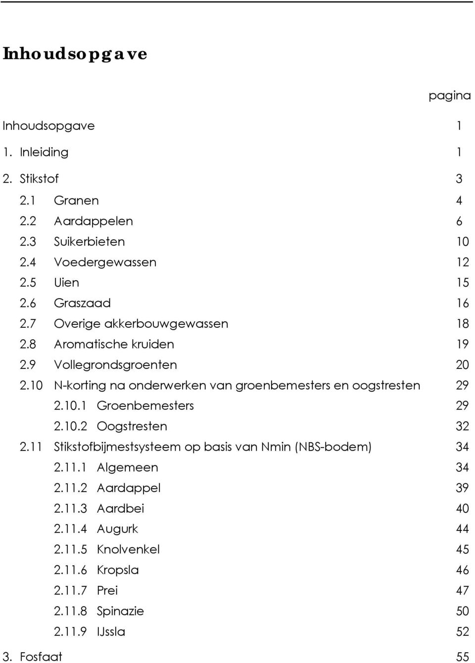 10 N-korting na onderwerken van groenbemesters en oogstresten 29 2.10.1 Groenbemesters 29 2.10.2 Oogstresten 32 2.