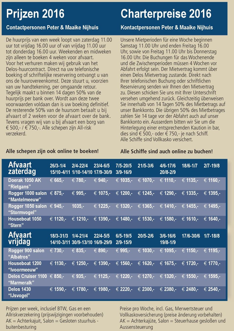 Voor Voor het het verhuren maken wij wij gebruik van van het het Delos-huurcontract.