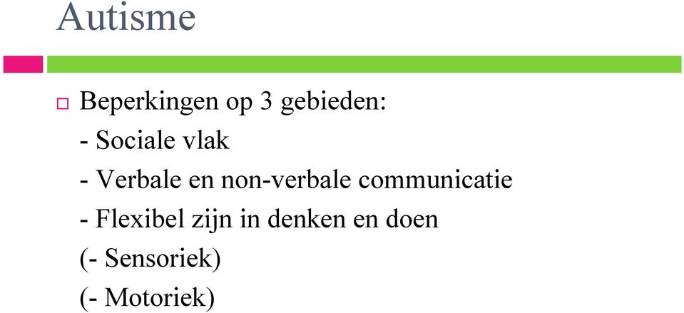 non-verbale communicatie - Flexibel