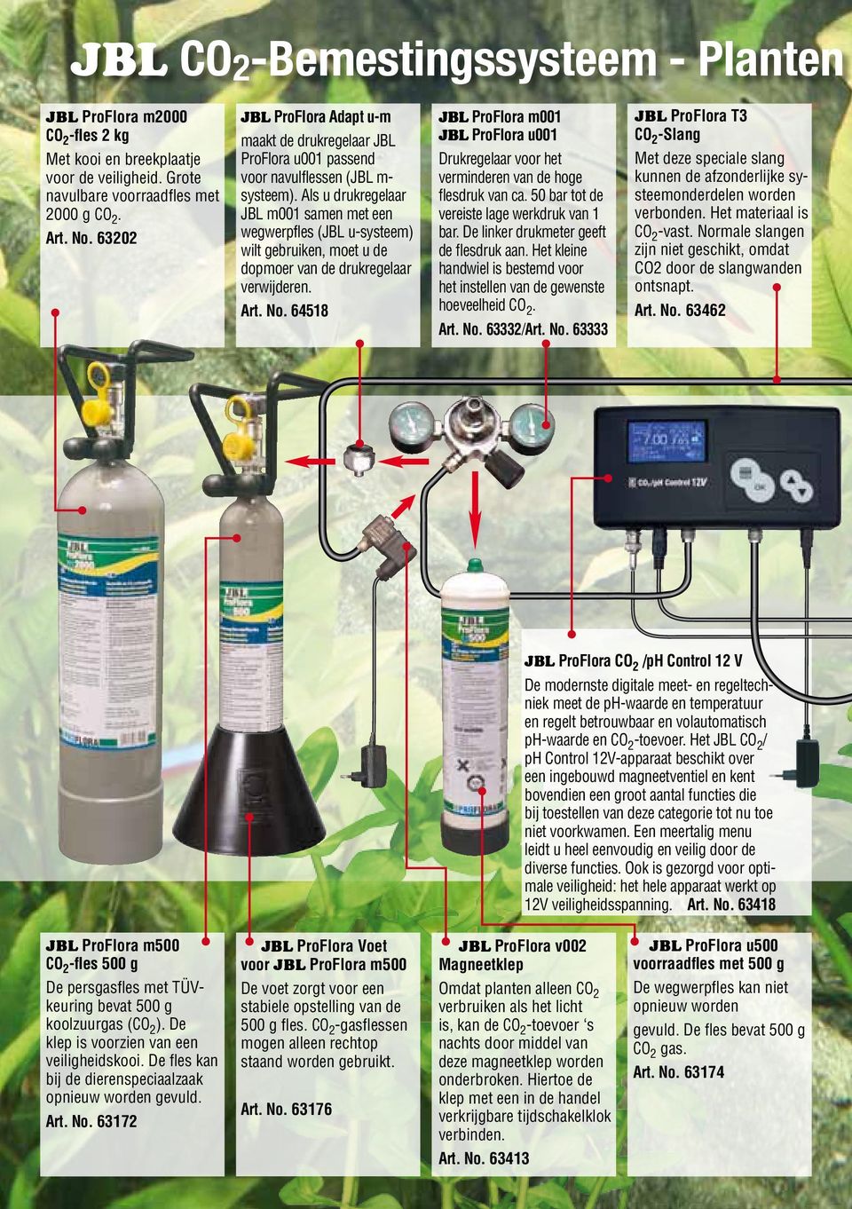 Als u drukregelaar JBL m001 samen met een wegwerpfles (JBL u-systeem) wilt gebruiken, moet u de dopmoer van de drukregelaar verwijderen. Art. No.