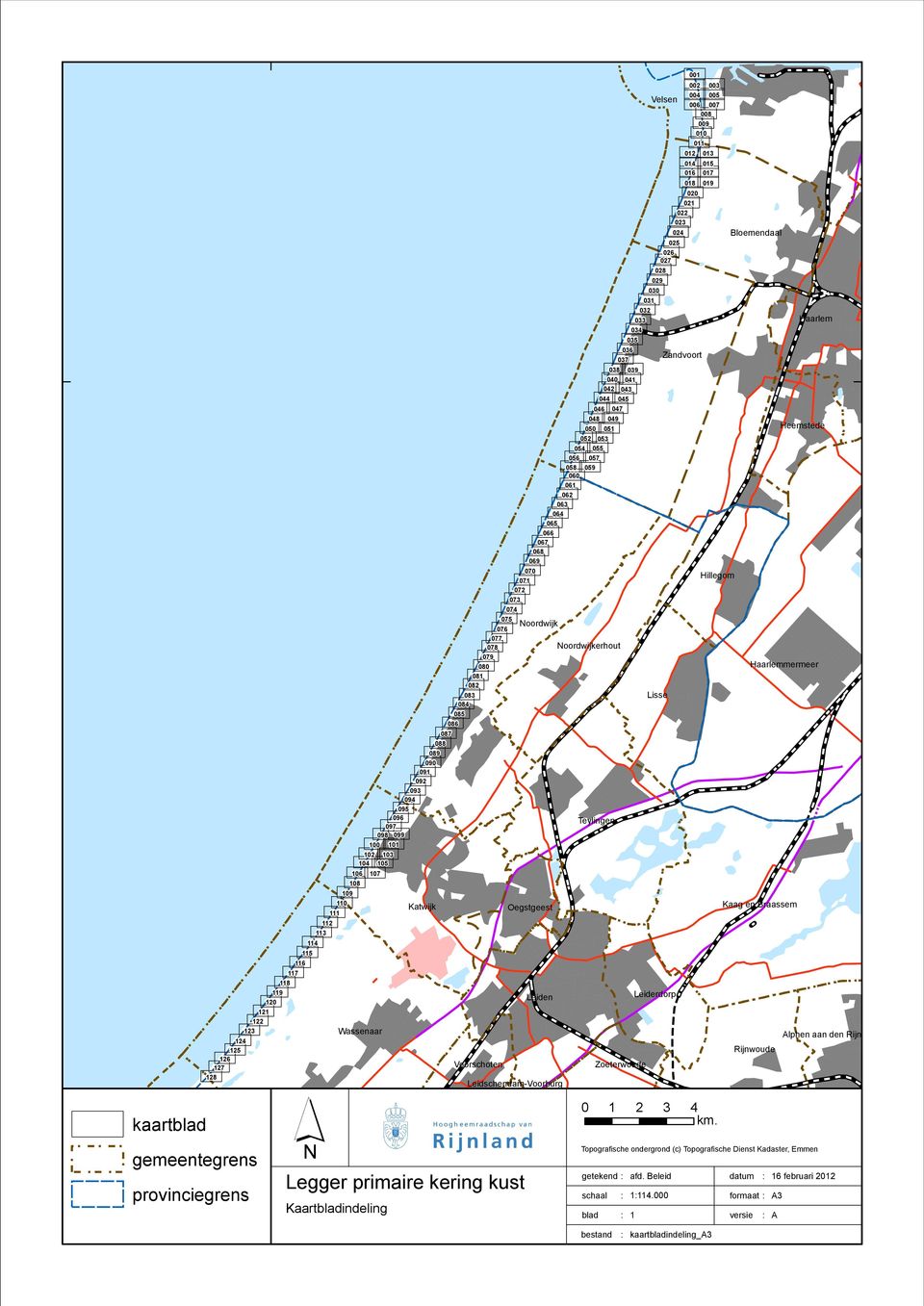 077 078 Noordwijkerhout 079 080 081 082 Voorschoten Kaartbladindeling Oegstgeest Leiden Leidschendam-Voorburg Teylingen 035 036 037 033 034 Zoeterwoude 030 031 032 Velsen 025 026 027 028 029 Lisse