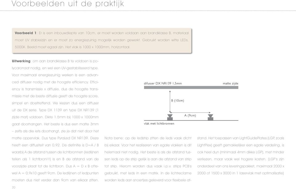 Voor maximaal energiezuinig werken is een advanced diffuser nodig met de hoogste efficiency.