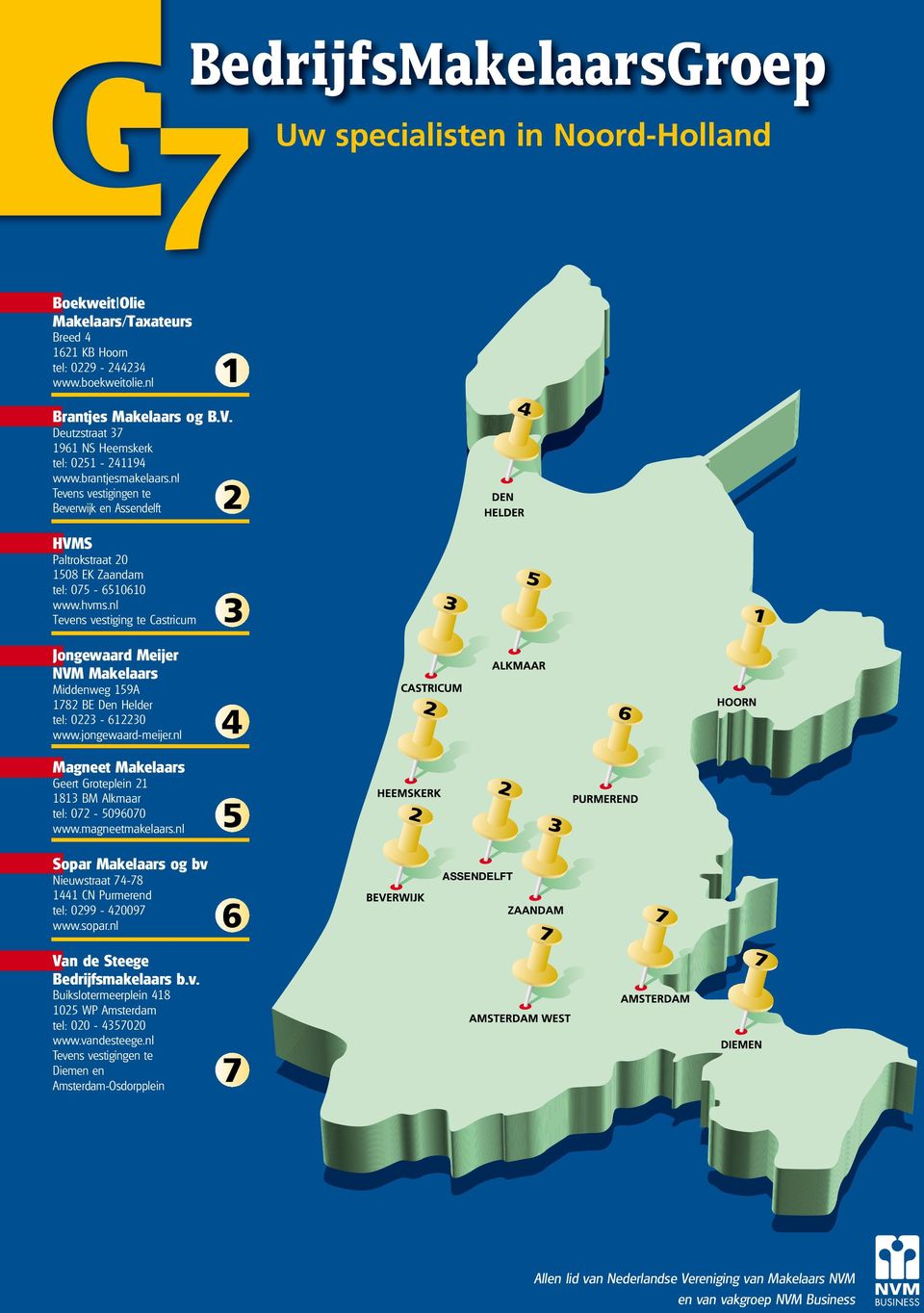 nl Tevens vestiging te Castricum Jongewaard Meijer NVM Makelaars Middenweg 159A 1782 BE Den Helder tel: 0223-612230 www.jongewaard-meijer.