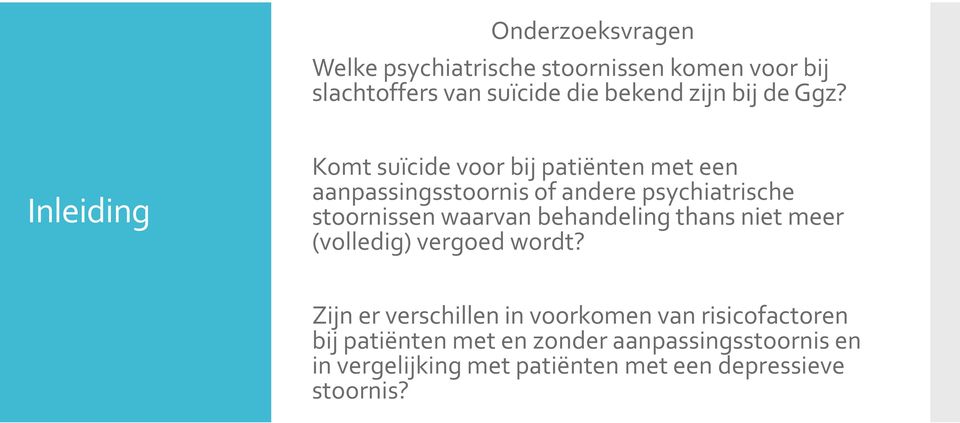 waarvan behandeling thans niet meer (volledig) vergoed wordt?