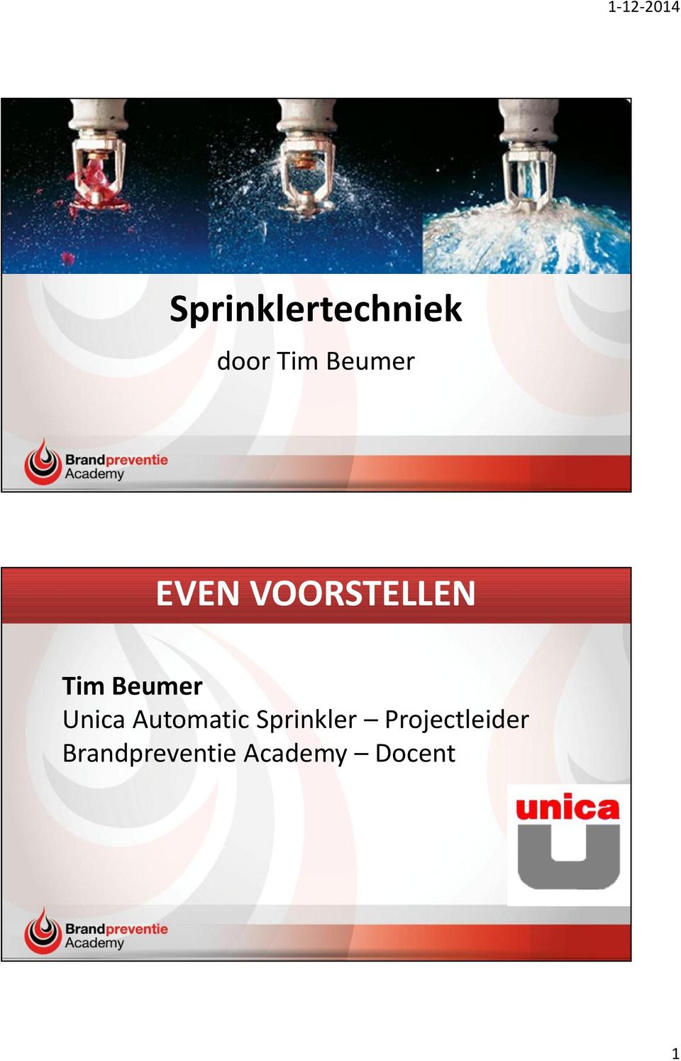 Automatic Sprinkler Projectleider