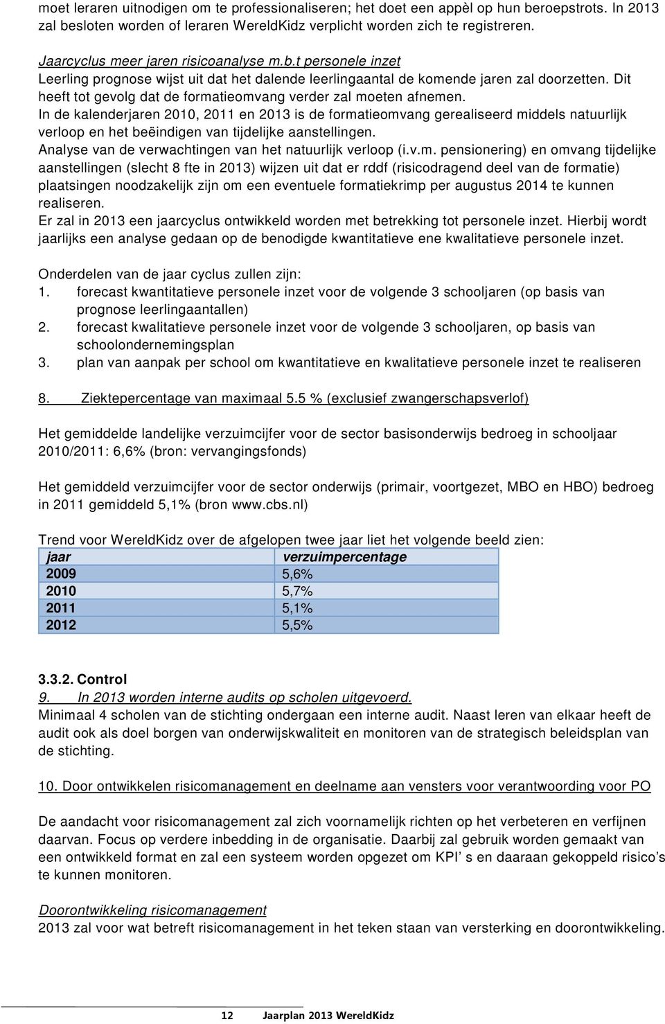 Dit heeft tot gevolg dat de formatieomvang verder zal moeten afnemen.