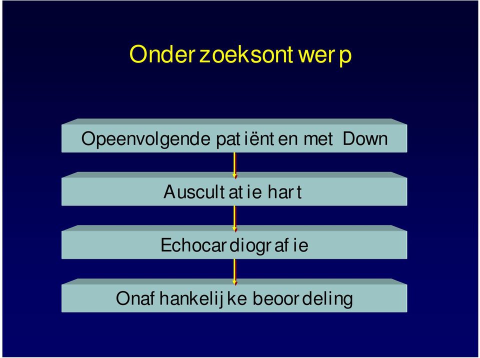 Down Auscultatie hart