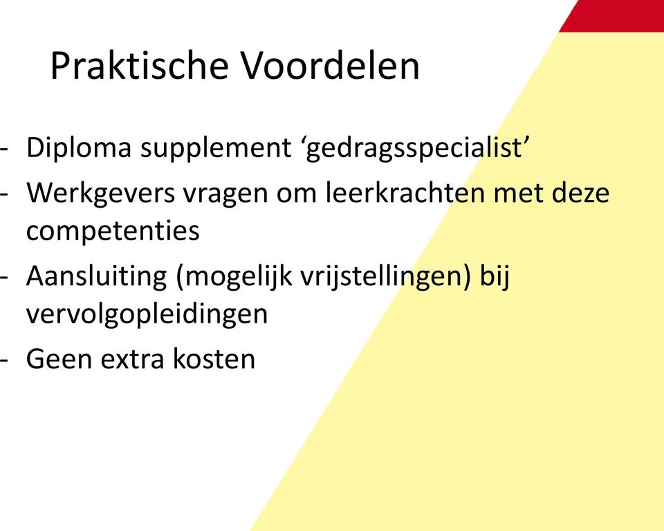 leerkrachten met deze competenties - Aansluiting