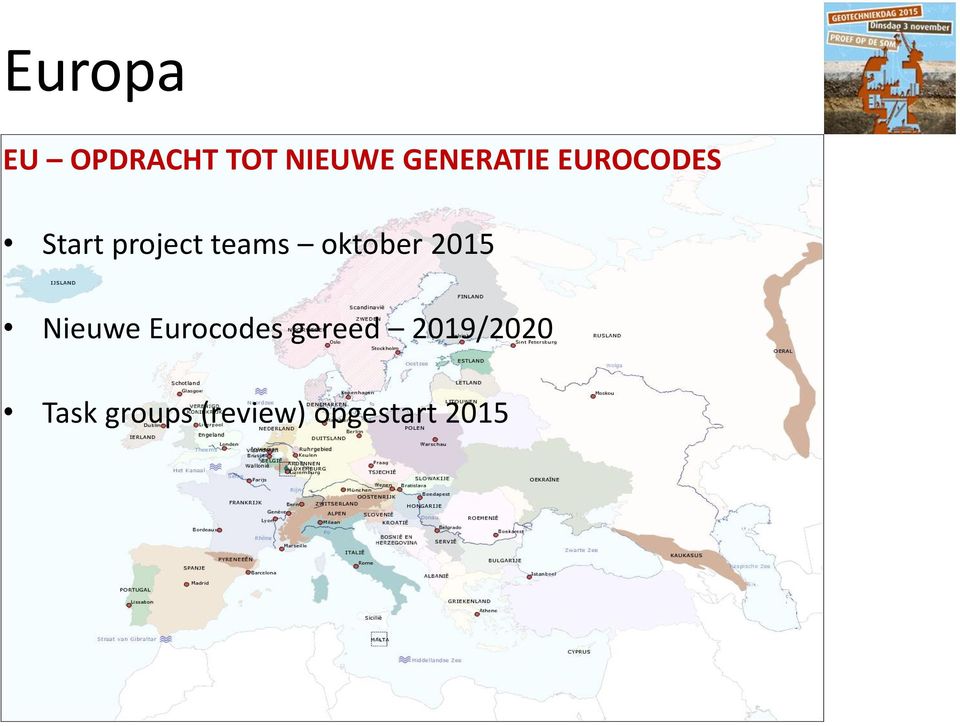 teams oktober 2015 Nieuwe Eurocodes