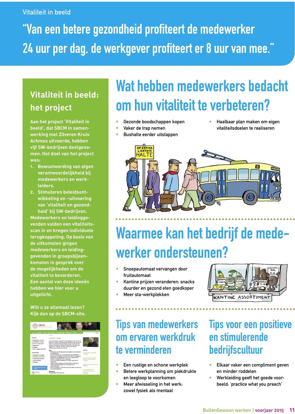 Het doel van het project was: 1. Bewustwording van eigen verantwoordelijkheid bij medewerkers en werkleiders. 2.