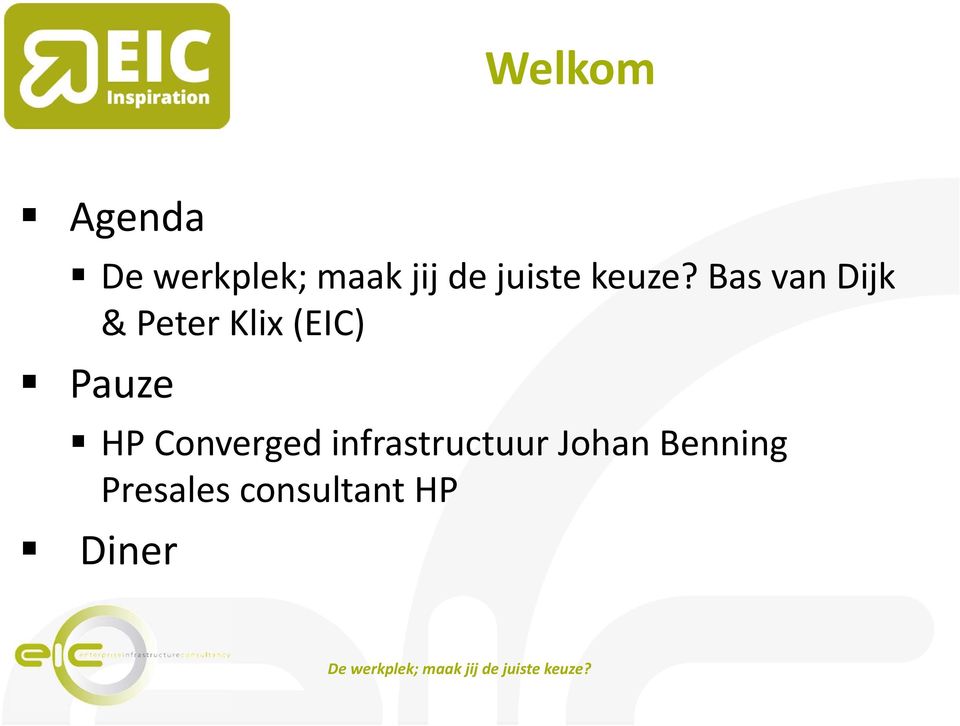 Converged infrastructuur Johan