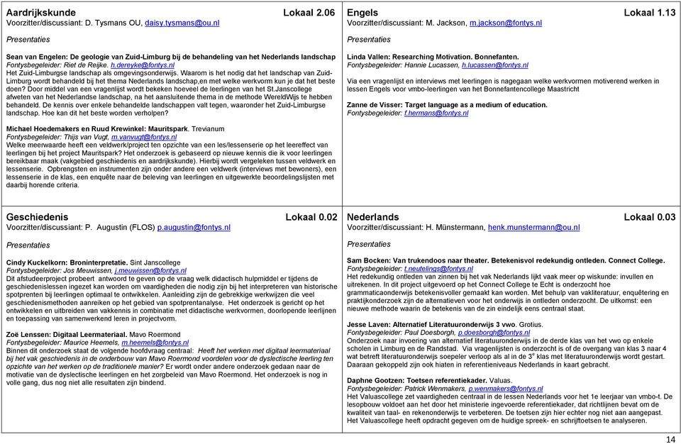 nl Het Zuid-Limburgse landschap als omgevingsonderwijs.