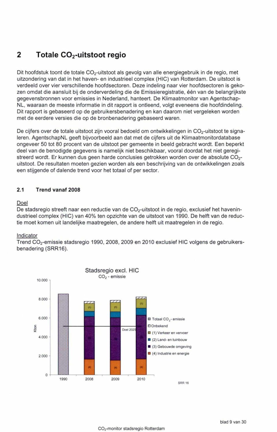 Deze indeling naar vier hoofdsectoren is gekozen omdat die aansluit bij de onderverdeling die de Emissieregistratie, één van de belangrijkste gegevensbronnen voor emissies in Nederland, hanteert.