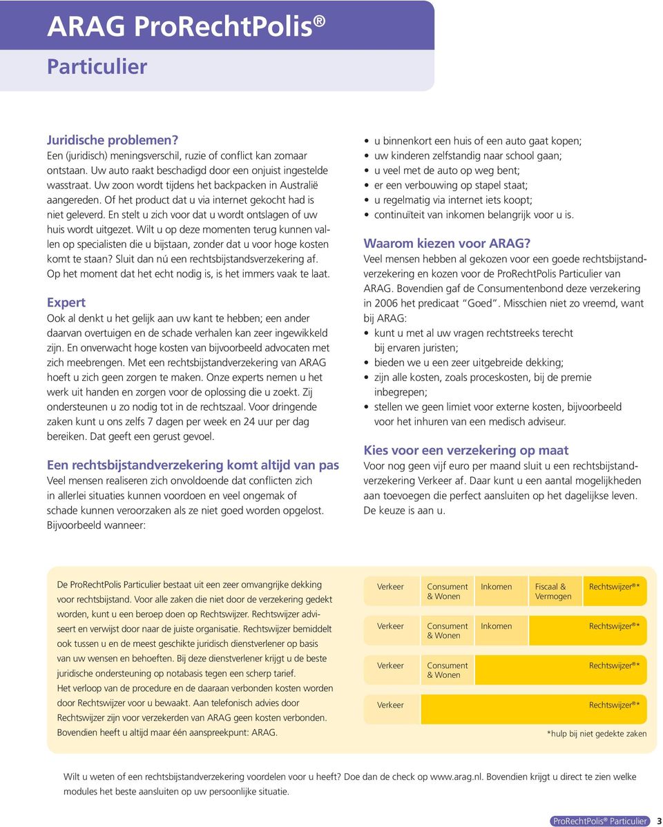 Wilt u op deze momenten terug kunnen vallen op specialisten die u bijstaan, zonder dat u voor hoge kosten komt te staan? Sluit dan nú een rechtsbijstandsverzekering af.