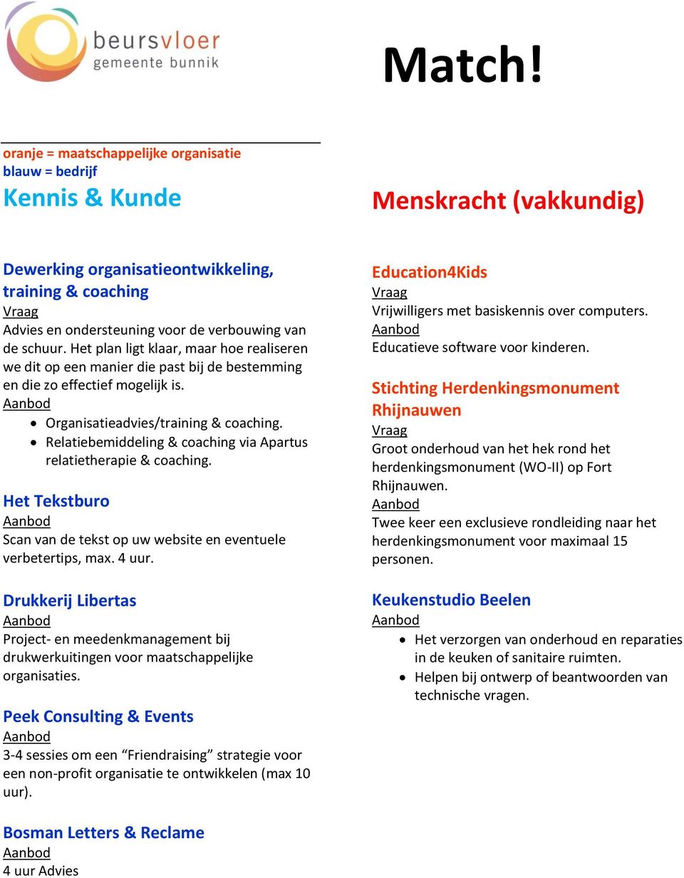 Relatiebemiddeling & coaching via Apartus relatietherapie & coaching. Het Tekstburo Scan van de tekst op uw website en eventuele verbetertips, max. 4 uur.