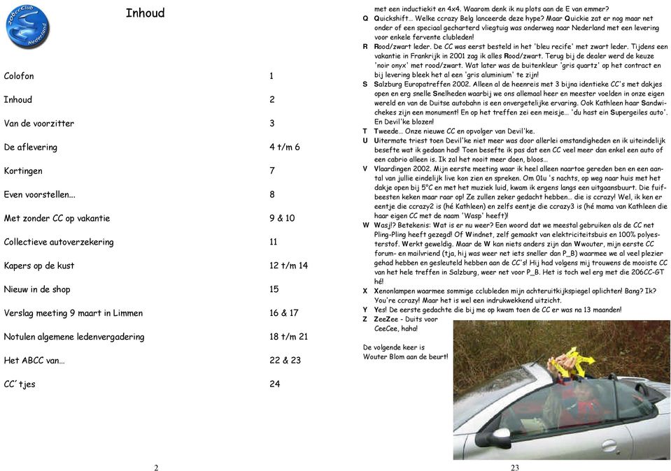 21 Het ABCC van 22 & 23 met een inductiekit en 4x4. Waarom denk ik nu plots aan de E van emmer? Q Quickshift Welke ccrazy Belg lanceerde deze hype?