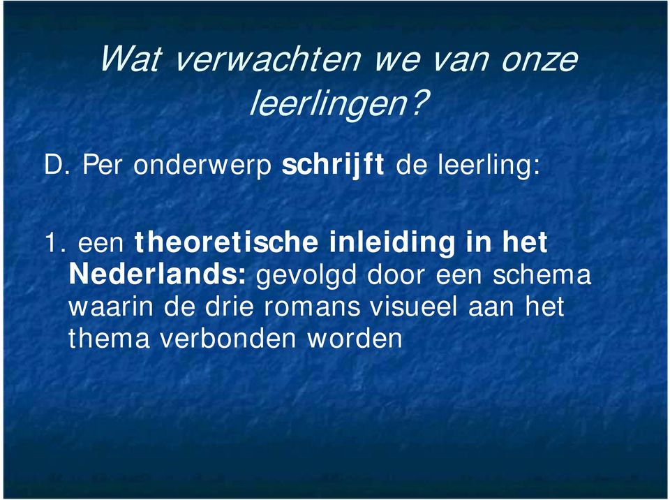 een theoretische inleiding in het Nederlands: