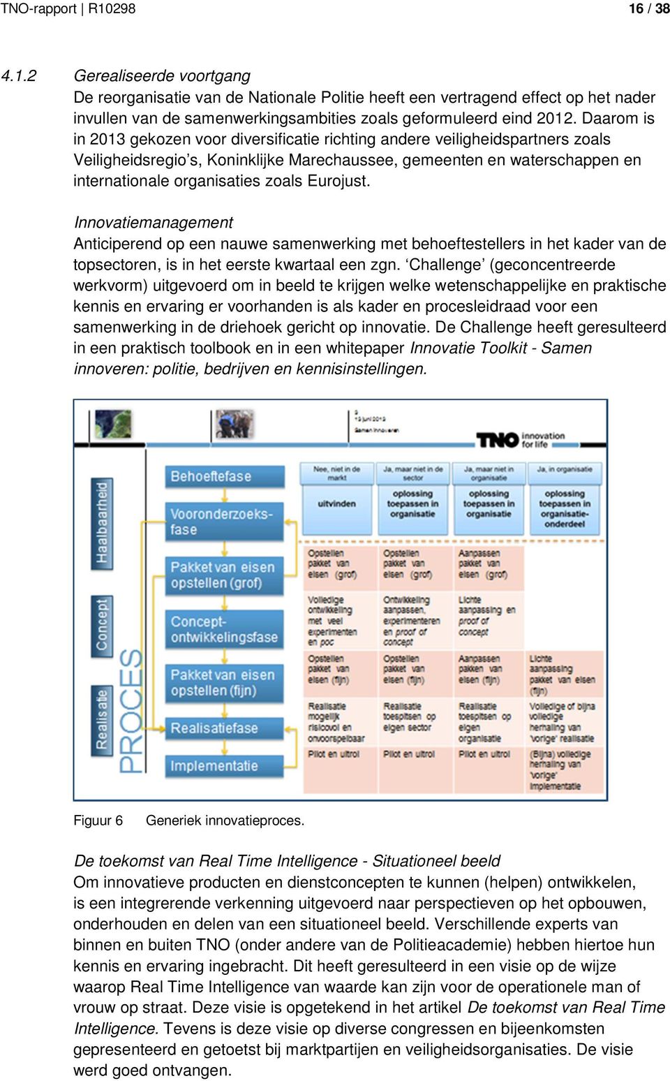 Eurojust. Innovatiemanagement Anticiperend op een nauwe samenwerking met behoeftestellers in het kader van de topsectoren, is in het eerste kwartaal een zgn.