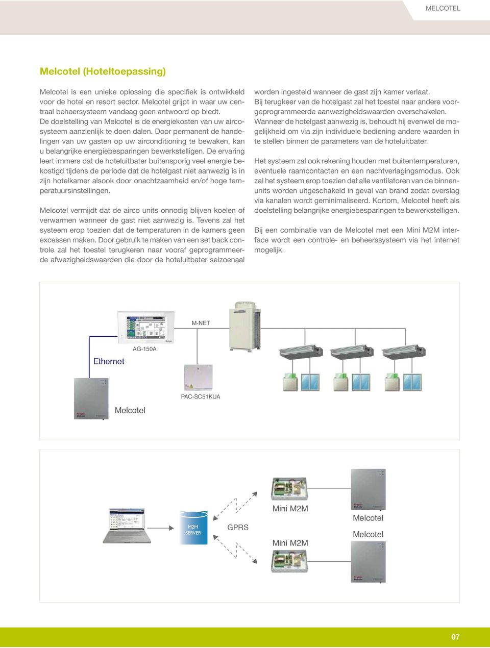 Door permanent de handelingen van uw gasten op uw airconditioning te bewaken, kan u belangrijke energiebesparingen bewerkstelligen.